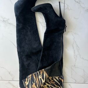 Giuseppe Zanotti Black Over-the-Knee Boots